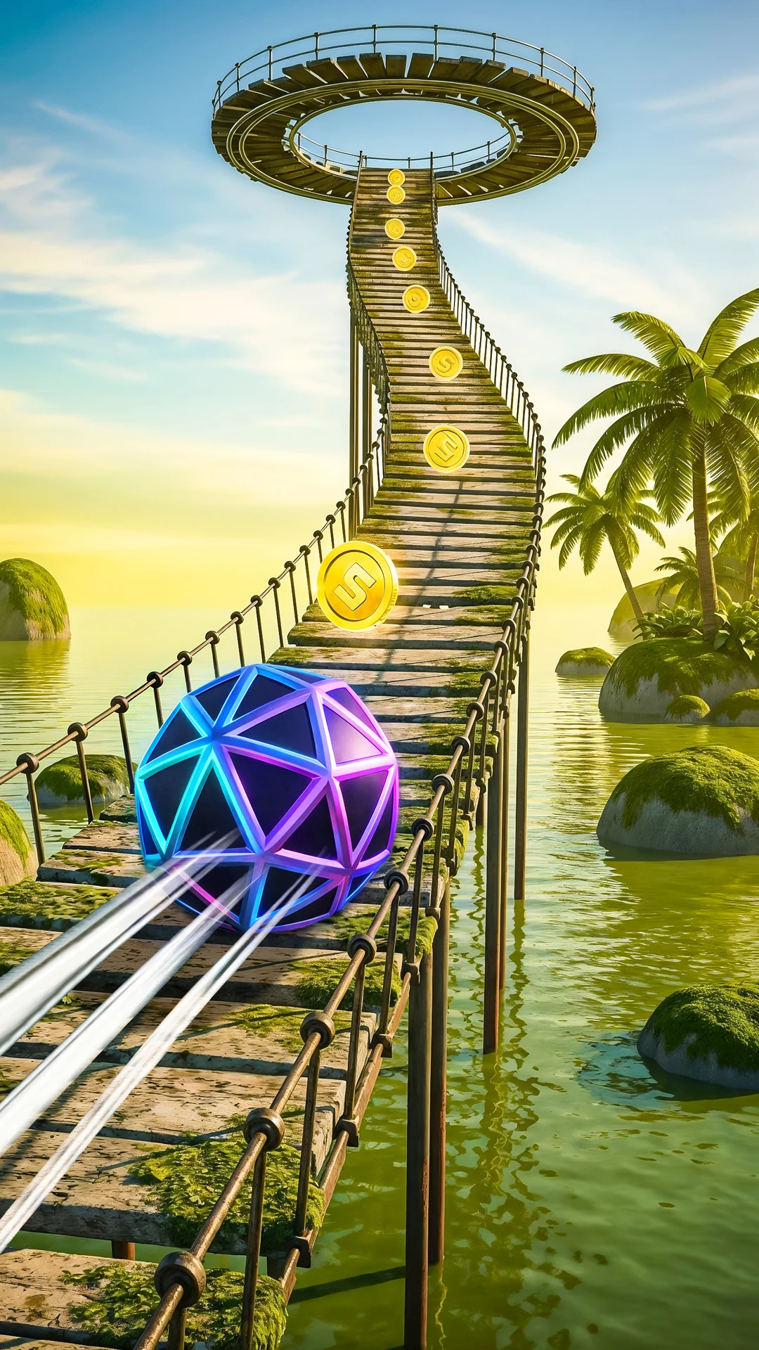 Rollance Sky Ball Runner 3D screenshot